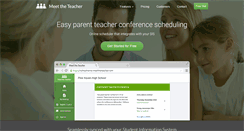 Desktop Screenshot of meettheteacher.com