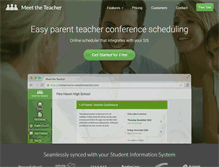 Tablet Screenshot of meettheteacher.com